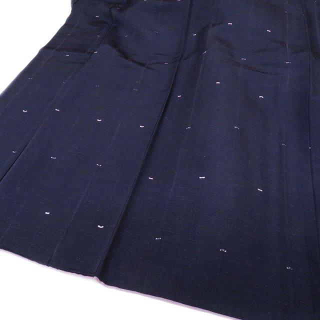 特選 紬地 着物 中古 正絹 袷 カジュアル 濃紺色 身丈170.5cm 裄68cm L トール きもの北條 A1027-1 特選 紬地 着物 中古 正絹 袷 カジュアル 濃紺色 身丈170.5cm 裄68cm L