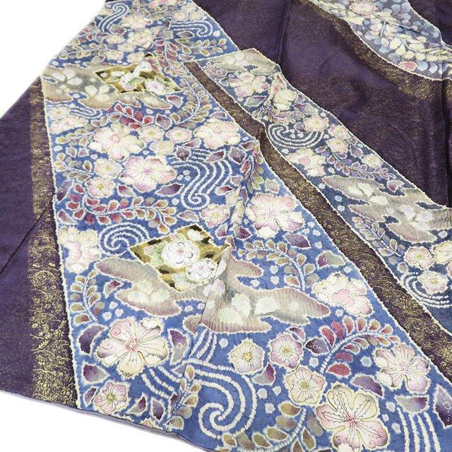 訪問着 着物 中古 正絹 桐屋 辻が花 絞り 身丈159cm M A1033-1 訪問着 着物 中古 正絹 桐屋 辻が花 絞り 身丈159cm M A1033-1 - メルカリ