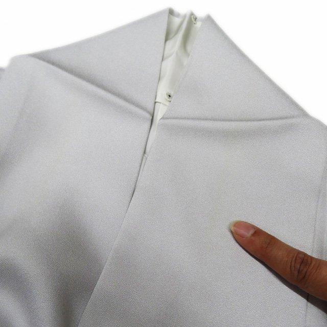 特選 訪問着 着物 中古 正絹 袷 フォーマル 帝王紫 花樹の図 暈し 薄青  