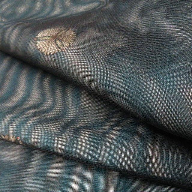 夏物 無双 名古屋帯 なごや帯 中古 リサイクル 正絹 カジュアル 仕立て  