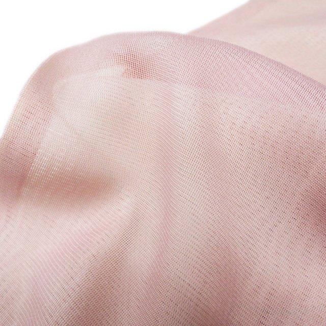 特選 無双 小紋 着物 中古 正絹 単衣 カジュアル 波紋に金魚の図 乙女