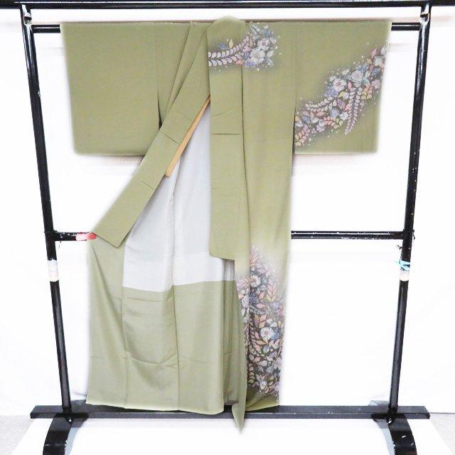 訪問着 着物 正絹 袷 辻が花 身丈154cm SA A1053-8 【公式通販】