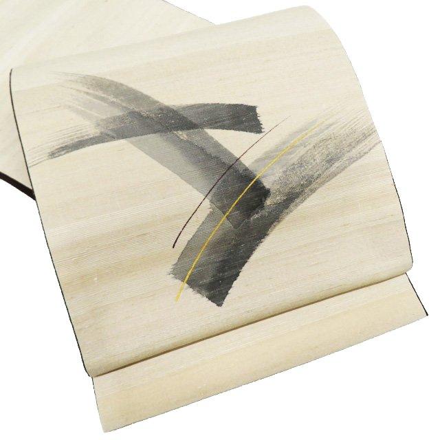 袋帯 未使用 正絹 紬地 カジュアル 仕立て上がり お太鼓柄 砂色 多色  