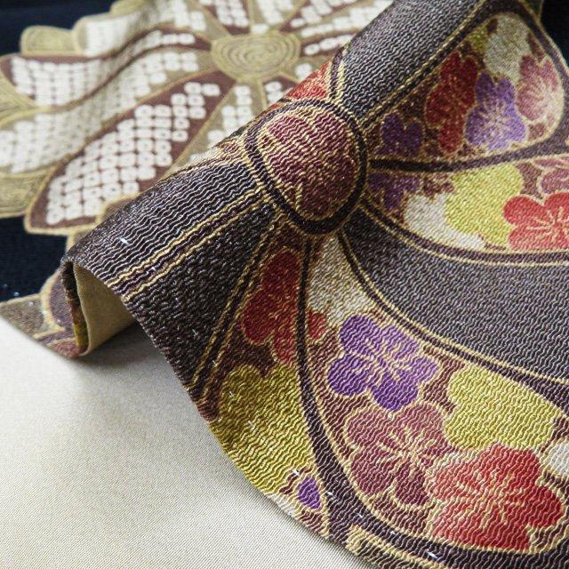 特選 小紋 着物 未使用 正絹 袷 カジュアル 縮緬地 格子模様 砂色 青白橡色 黄系色 身丈165cm 裄68.5cm L トール きもの北條 A1352-4 特選 小紋 着物 未使用 正絹 袷 カジュアル 縮緬地 格子模様 砂色 青白