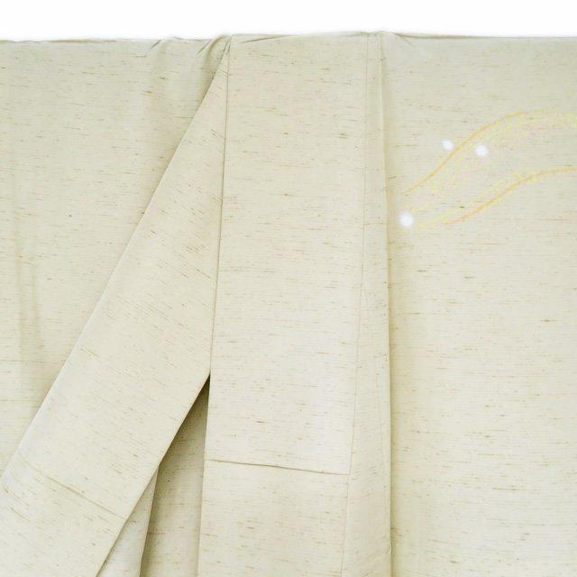 ぜんまい紬 着物 中古 正絹 単衣 セミフォーマル 蛍ぼかしの図 淡黄色 多色 身丈162cm 裄64.5cm M きもの北條 A1060-21 ぜんまい紬 着物 中古 単衣 正絹 セミフォーマル 蛍ぼかしの図 淡黄色