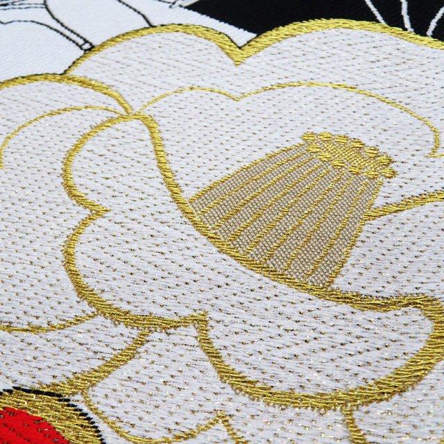 袋帯 振袖用 中古 リサイクル 正絹 フォーマル 仕立て上がり 六通 花  