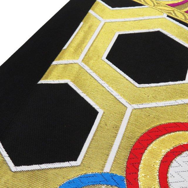 袋帯 振袖用 中古 リサイクル 正絹 フォーマル 仕立て上がり 六通 花
