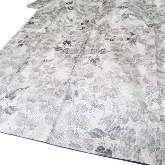 H*✨様 白大島紬　花　正絹　袷　着物　中古　8215 H*✨様 白大島紬 花 正絹 袷 着物 中古 8215 白大島紬 花 正絹