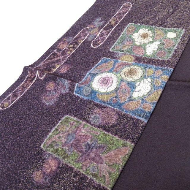 袋帯 中古 リサイクル 正絹 仕立て上がり 三通 ますいわ屋扱い 辻が花  