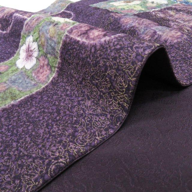 袋帯 中古 リサイクル 正絹 仕立て上がり 三通 ますいわ屋扱い 辻が花  