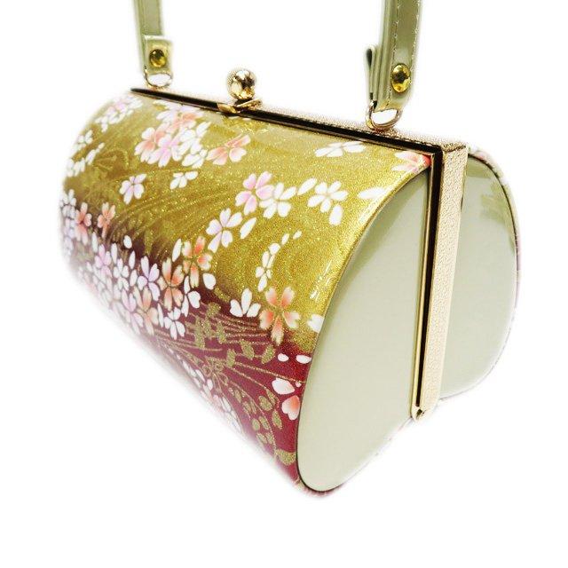 バッグ 草履 2点セット 和装小物 新品 箱付き 24.5cm Lサイズ 桜
