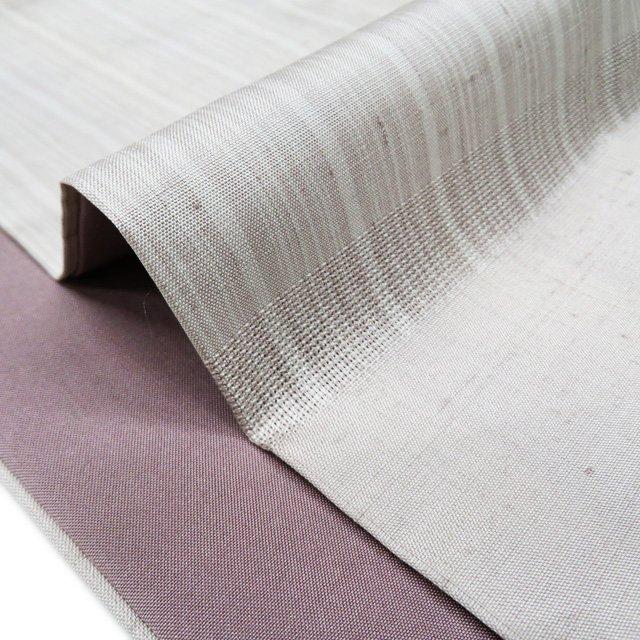 紬 着物 中古 正絹 袷 カジュアル 砂色 身丈162cm 裄66.5cm M きもの  