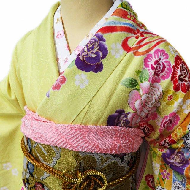 振袖 襦袢 袋帯 着物 中古 身丈171.5cm L トール A1078-2 振袖 襦袢 袋帯 着物 中古 身丈171.5cm L トール A1078-2