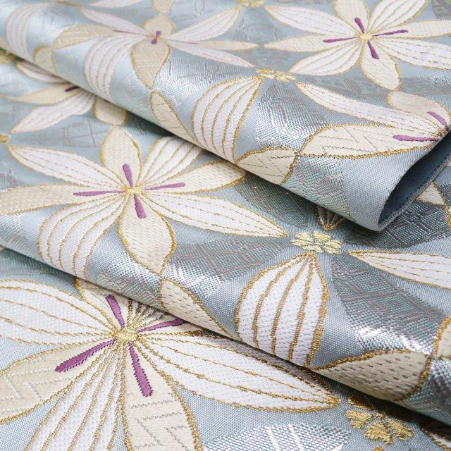 専用ページ　正絹　六通袋帯【七宝　小花　皇帝貝紫】No2841 専用ページ 正絹 六通袋帯【七宝 小花 皇帝貝紫】No2841 - メルカリ