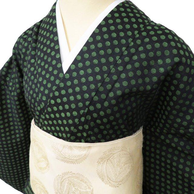 播包 新品 播州織 着物 単衣 身丈168cm L A1086-12