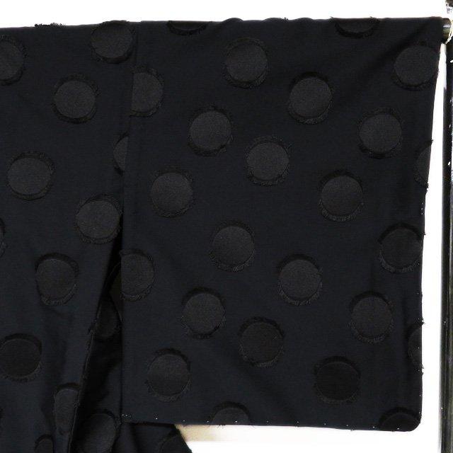 播包 新品 播州織 着物 木綿 ポリエステル 単衣 カジュアル 水玉模様 