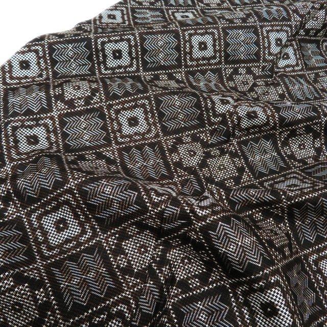 本場 大島紬 着物 中古 正絹 袷 カジュアル ラベル付き やまと扱い  