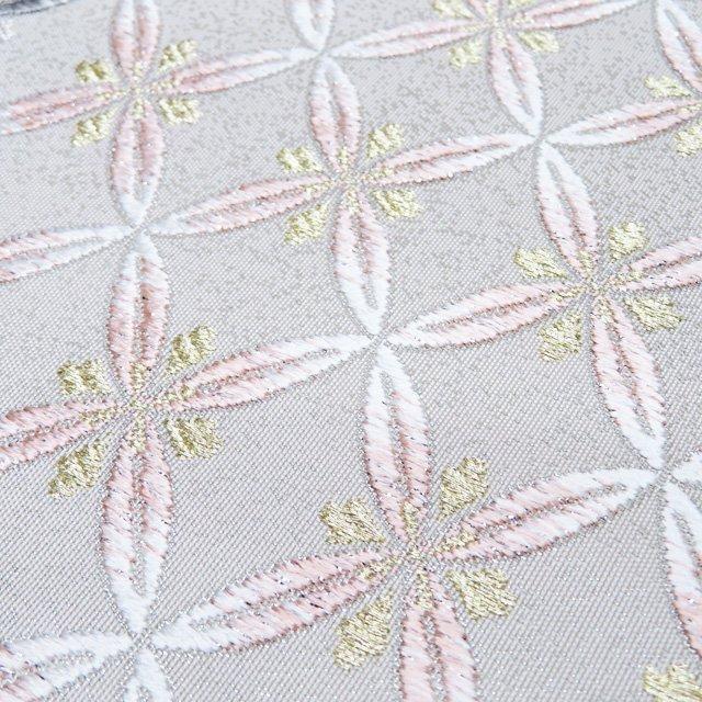 袋帯 未使用 正絹 カジュアル 仕立て上がり 六通 紫野工房 芙蓉庵 七宝  