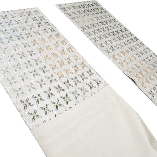 袋帯 未使用 正絹 カジュアル 仕立て上がり 六通 紫野工房 芙蓉庵 七宝  