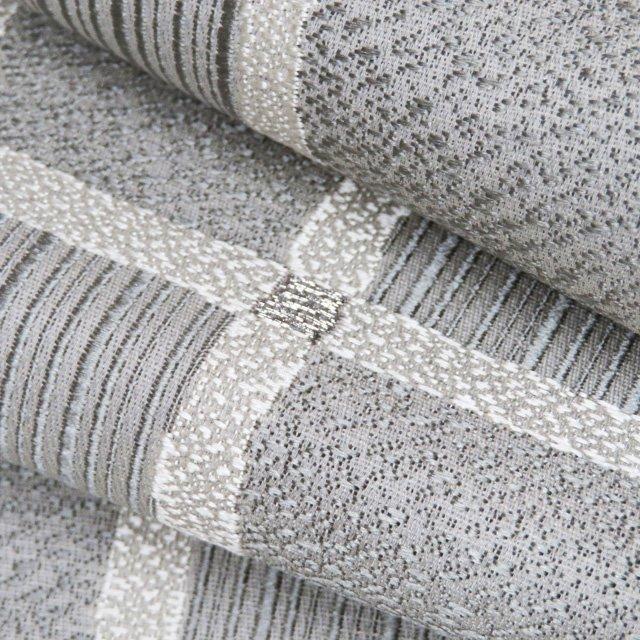 袋帯 中古 リサイクル 正絹 フォーマル 仕立て上がり 六通 格子模様 箔  