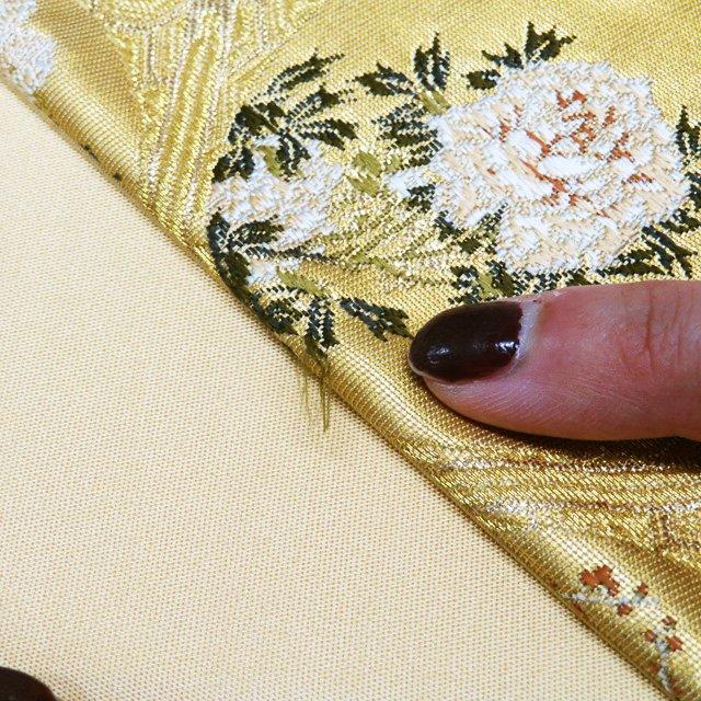 袋帯 中古 リサイクル 正絹 フォーマル 仕立て上がり 六通 本金箔 傘松