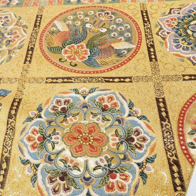 1800織 袋帯 中古 リサイクル 正絹 フォーマル 仕立て上がり 六通 名華  