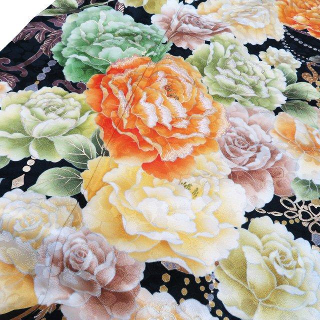 振袖 着物 未使用 正絹 SEIKO MATSUDA 松田聖子 薔薇模様 バラ 地模様