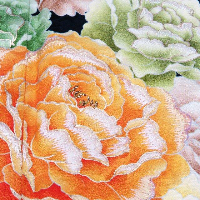 振袖 着物 未使用 正絹 SEIKO MATSUDA 松田聖子 薔薇模様 バラ 地模様