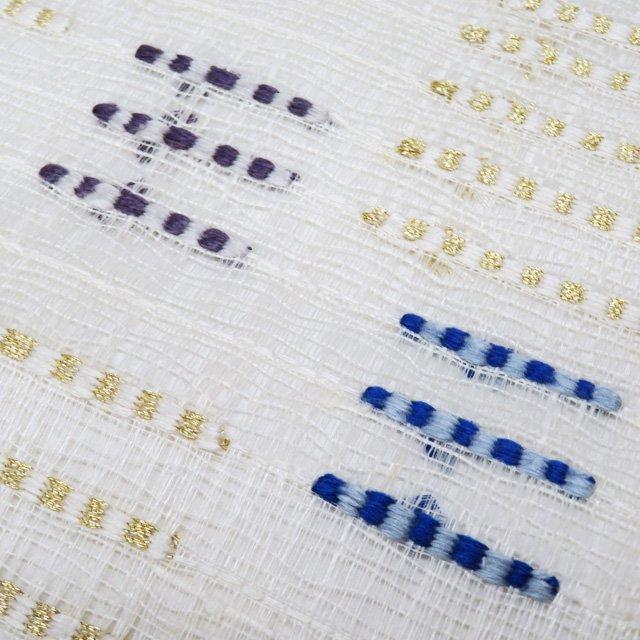 特選 袋帯 中古 正絹 お太鼓柄 えり善 ゑり善 夏物 3シーズン オフ