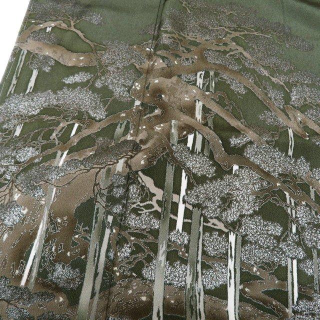 色留袖 訪問着 着物 未使用 袷 フォーマル 紋なし 松尾光琳 大津唐崎松  