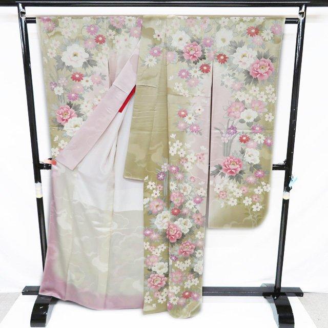 襦袢 未使用 正絹 花模様 薄桃色 多色 きもの北條 A1113-11 【公式通販】