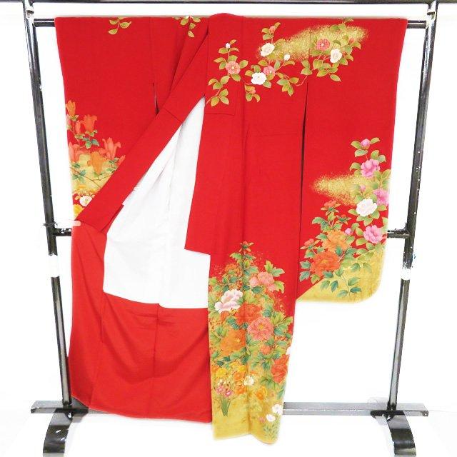 ＡＣ3108　誂仕立付振袖　青緑　美術工芸品蘇州手刺繍 振袖(総刺繍の振袖｜流水に鞠-青緑)｜振袖専門店 みやたけ工房｜ふりなび