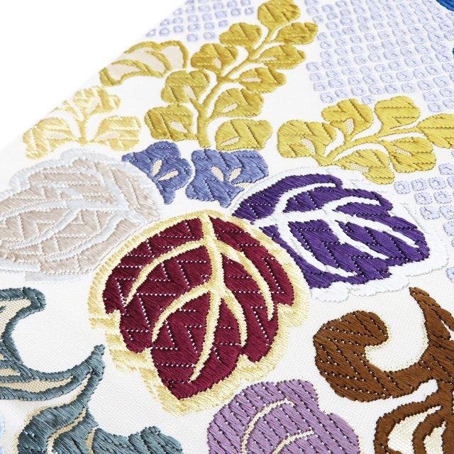 袋帯 中古 リサイクル フォーマル 仕立て上がり 六通 西陣織 ラベル  