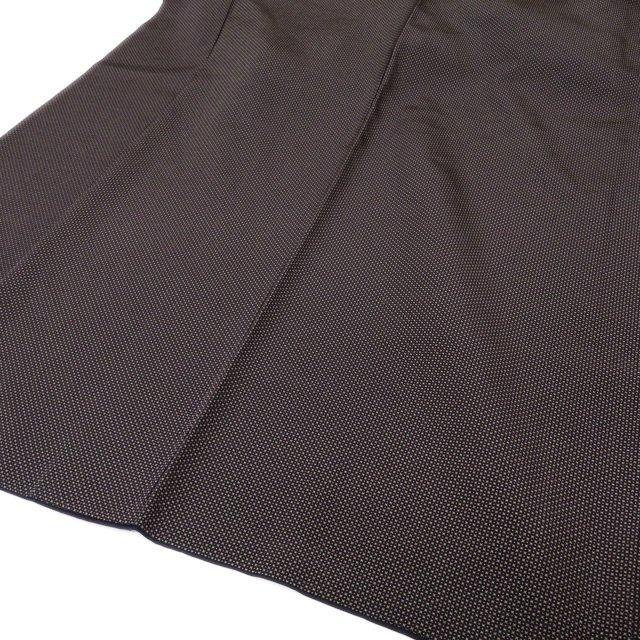 小紋 江戸小紋 着物 中古 正絹 袷 カジュアル お召十模様 御召十 焦  