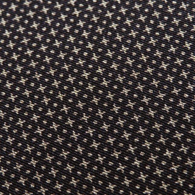 小紋 江戸小紋 着物 中古 正絹 袷 カジュアル お召十模様 御召十 焦  