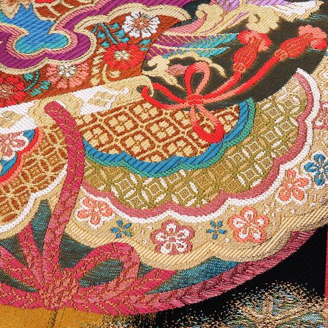 袋帯 中古 リサイクル 正絹 フォーマル 仕立て上がり 六通 小長谷  