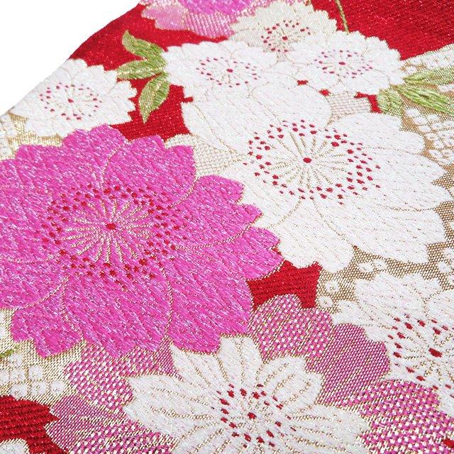 正絹 袋帯 銀色  オーロラ 鶴  桜  六通 000000019019-01.jpg?size=m&w=