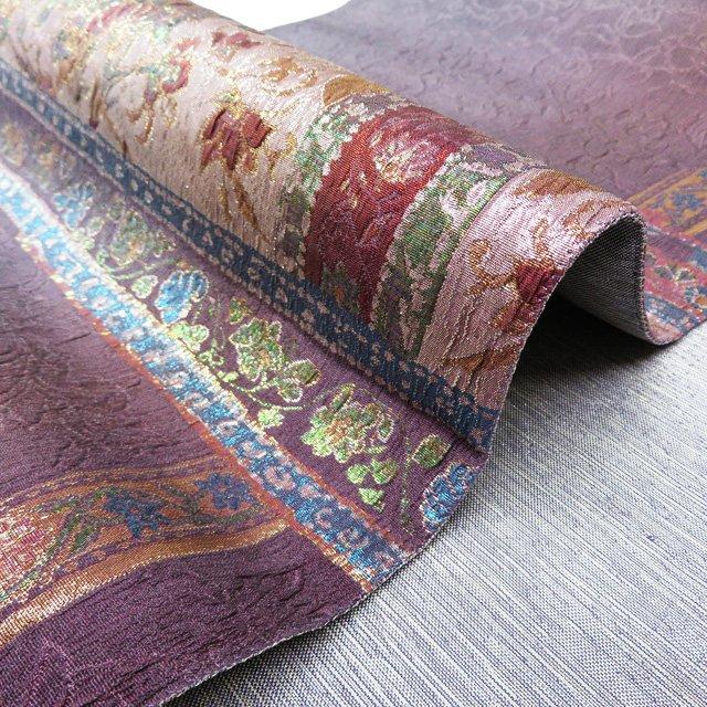 袋帯 中古 リサイクル 正絹 フォーマル 仕立て上がり 六通 花模様 箔糸  