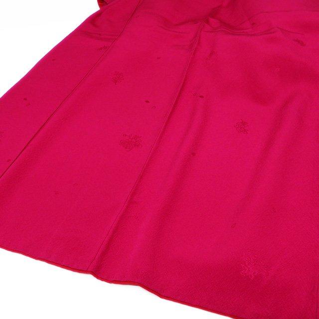 振袖 着物 中古 正絹 山本寛斎 落款 地模様 桜模様 マゼンタ色 身丈176cm 裄68cm L トール きもの北條 A1112-6 振袖 着物 中古 正絹 山本寛斎 落款 地模様 桜模様 マゼンタ色 身丈