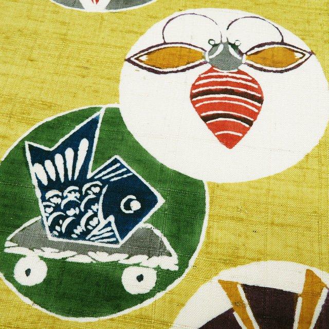 開き名古屋帯 なごや帯 中古 リサイクル 正絹 紬地 カジュアル 仕立て  