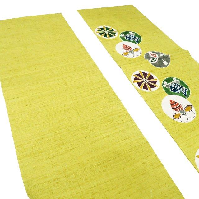 開き名古屋帯 なごや帯 中古 リサイクル 正絹 紬地 カジュアル 仕立て  