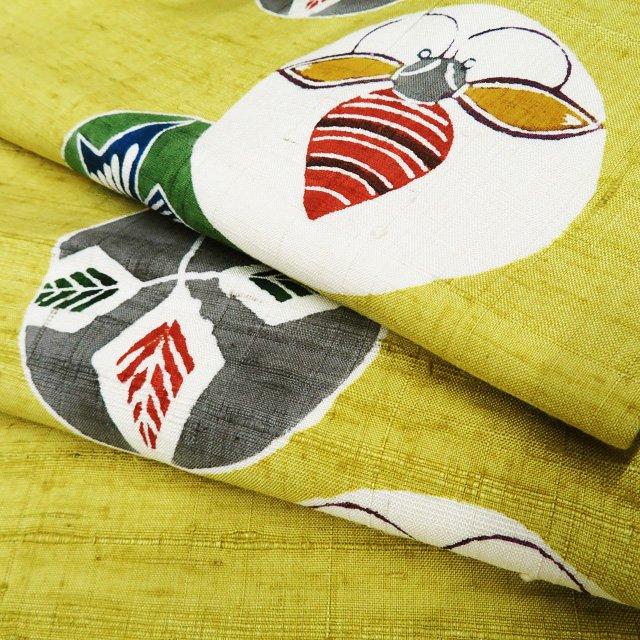 開き名古屋帯 なごや帯 中古 リサイクル 正絹 紬地 カジュアル 仕立て  