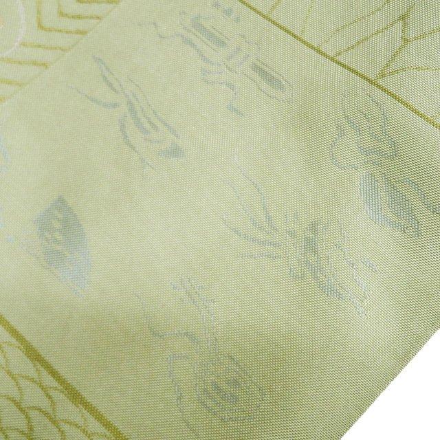 袋帯 中古 リサイクル 正絹 カジュアル 仕立て上がり 六通 洛風林 黄浅  