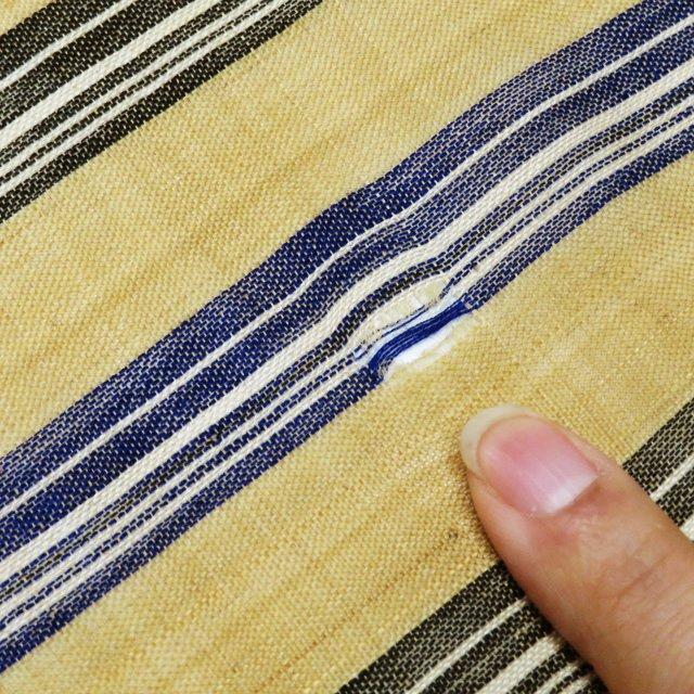 芭蕉布 反物 素材 未仕立て 縦縞模様 枯色 多色 きもの北條 A1113-4  