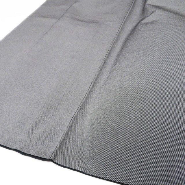 小紋 江戸小紋 着物 中古 袷 伝統工芸士 服部光擴 落款 万筋 黒色 薄  