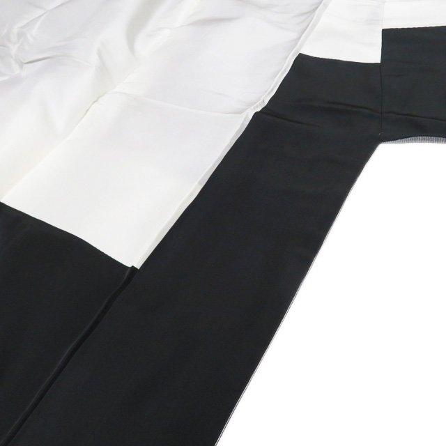 小紋 江戸小紋 着物 中古 袷 伝統工芸士 服部光擴 落款 万筋 黒色 薄