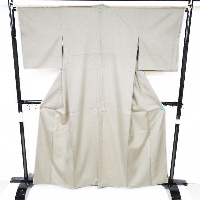 お召し 御召 着物 中古 正絹 袷 カジュアル 縦縞模様 地模様 マーブル模様 灰白色 多色 身丈160cm 裄65.5cm M きもの北條 A1130-2 お召し 御召 着物 中古 正絹 袷 カジュアル 縦縞模様 地模様 マーブル
