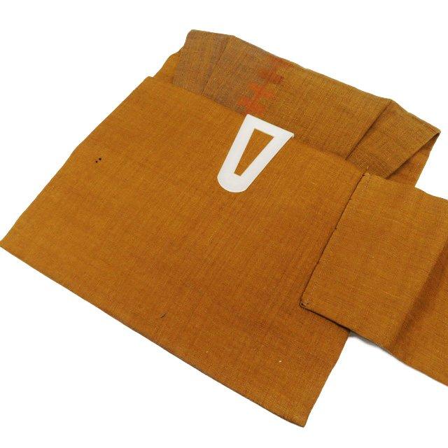 作り帯 付け帯 つけ帯 中古 リサイクル 正絹 仕立て上がり 本場 結城紬 ラベル付き 茶系色 多色 きもの北條 A1131-8 作り帯 付け帯 つけ帯 中古 リサイクル 正絹 仕立て上がり 本場 結城紬