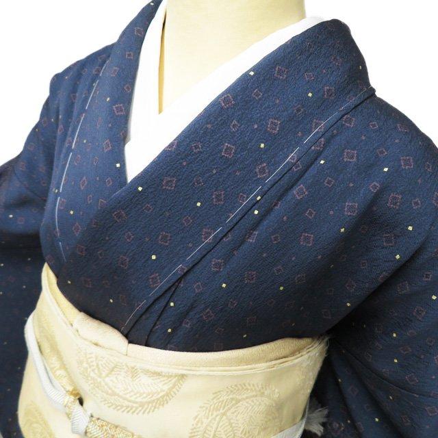 訪問着 着物 未使用 正絹 袷 フォーマル 花模様 褐返色 多色 金 身丈159cm 裄65cm M きもの北條 A1135-7 訪問着 着物 未使用 正絹 袷 フォーマル 花模様 褐返色 多色 金 身丈