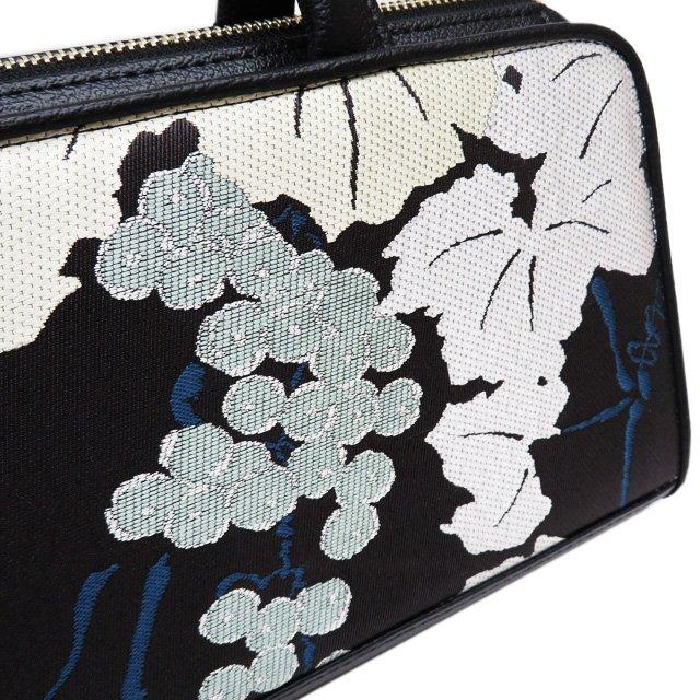 バッグ 草履 ２点セット 和装小物 新品 23ｃｍ Mサイズ 葡萄模様 黒色 多色 きもの北條 A1139-13 バッグ 草履 2点セット 和装小物 新品 23cm Mサイズ 葡萄模様 黒色